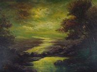 Il tramonto  Olio su tela - 50 x 70